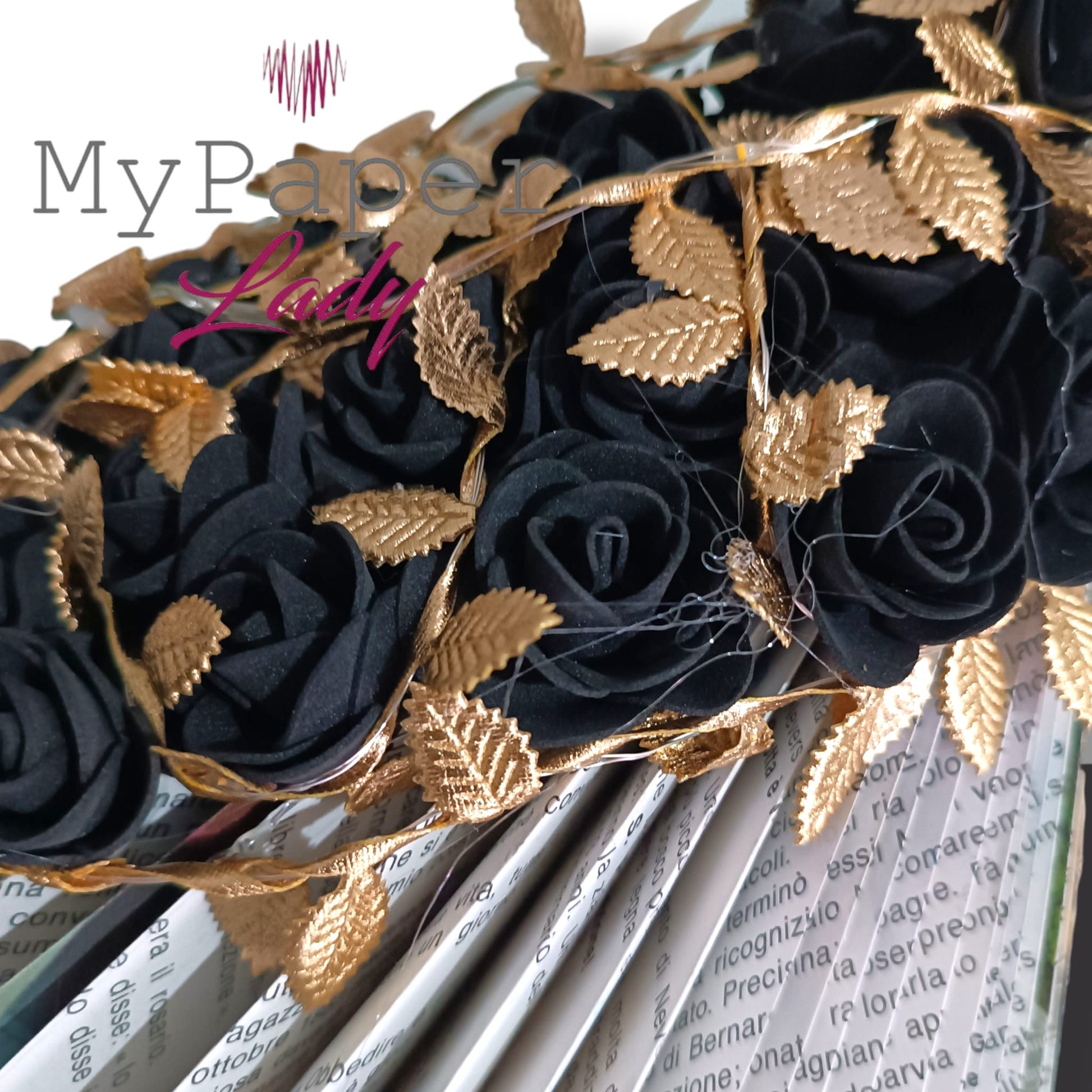 Creazioni di carta "Lady Black e Gold" - My Paper Lady