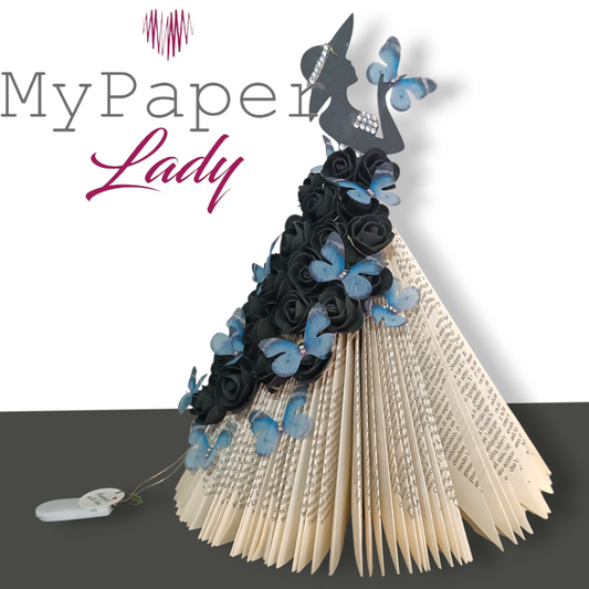 Creazioni di carta "Lady Black e Farfalle" - My Paper Lady