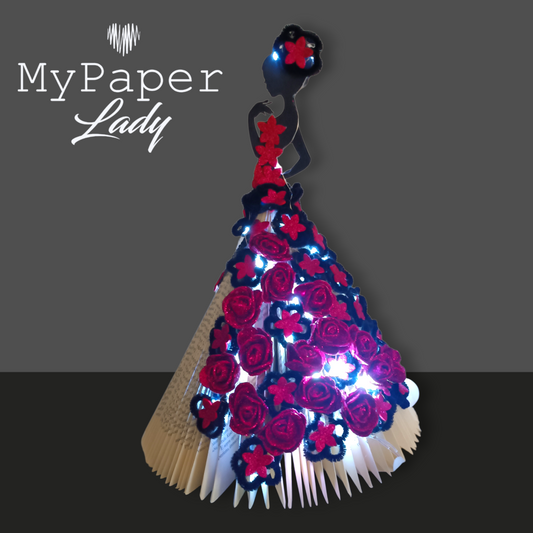 Creazioni di carta "Lady Bordeaux" - My Paper Lady
