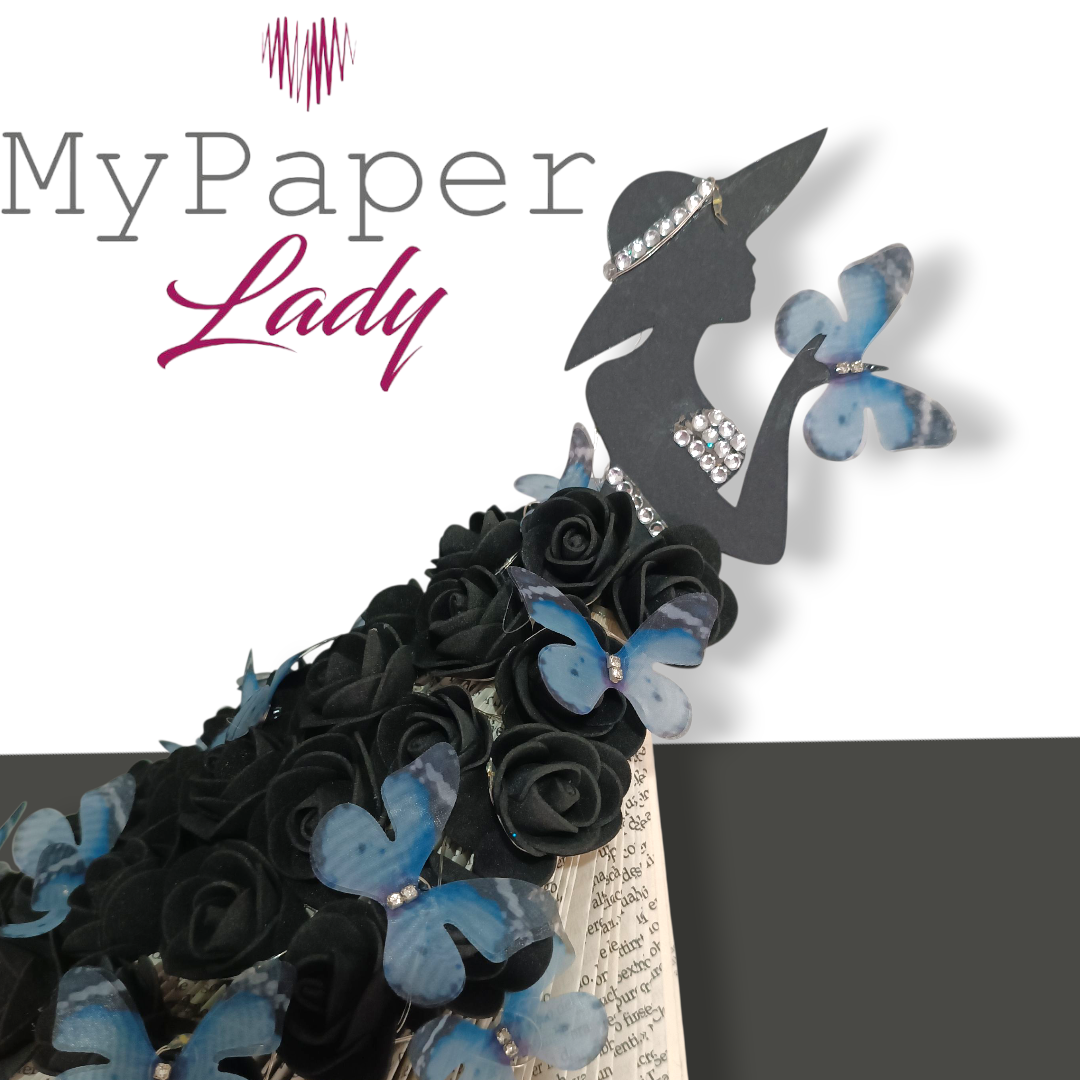 Creazioni di carta "Lady Black e Farfalle" - My Paper Lady
