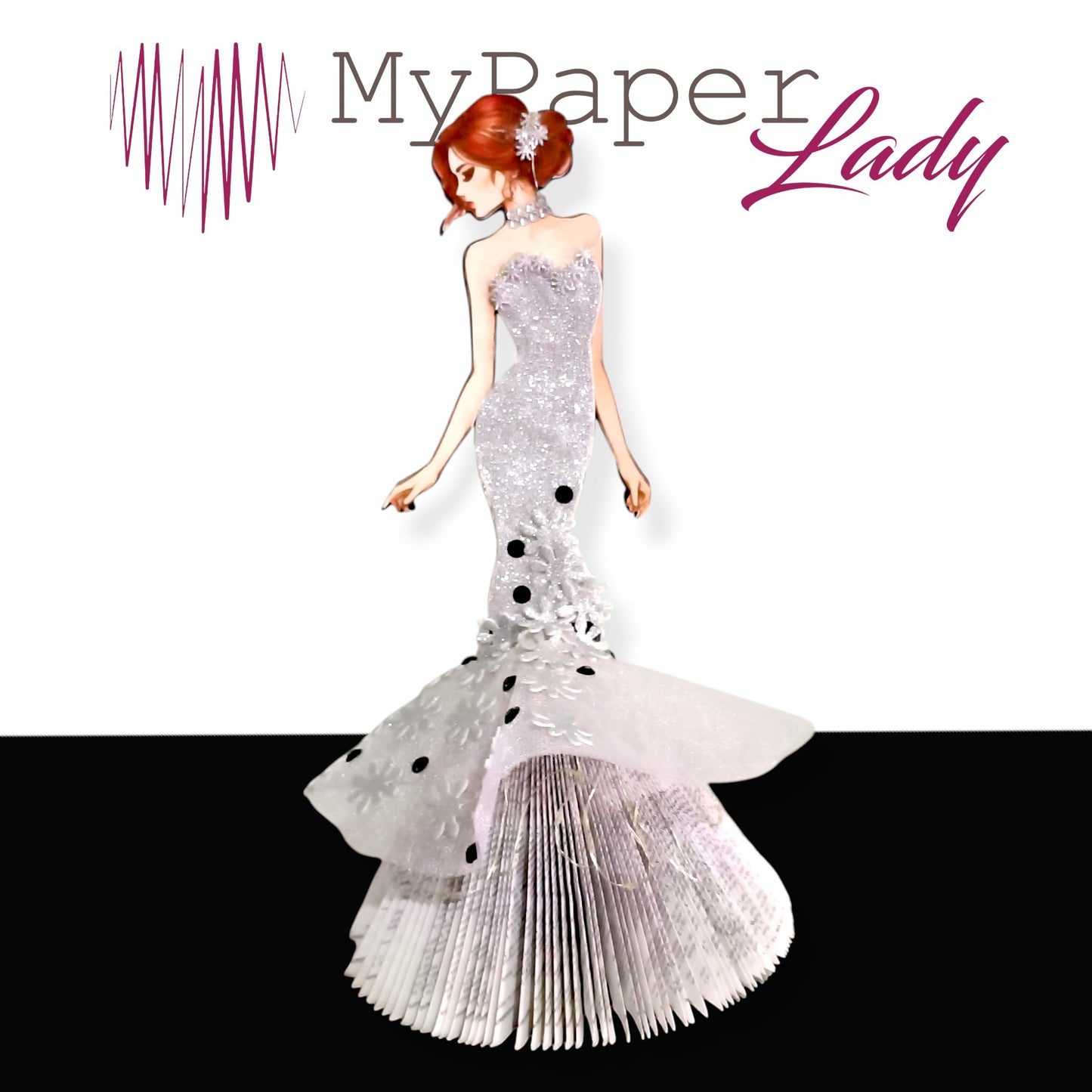 Creazioni di carta “Lady Fashion Glitter ” - My Paper Lady
