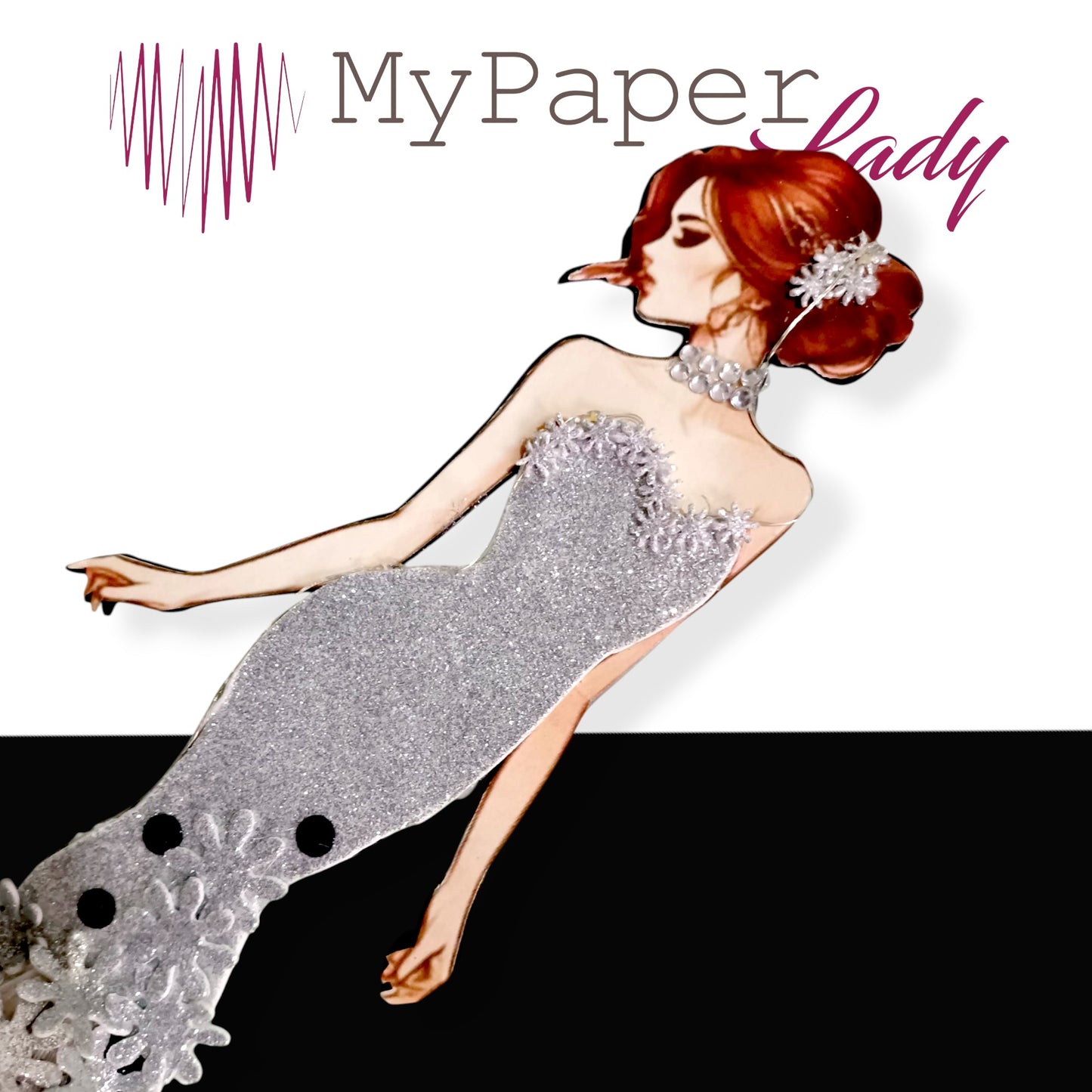 Creazioni di carta “Lady Fashion Glitter ” - My Paper Lady