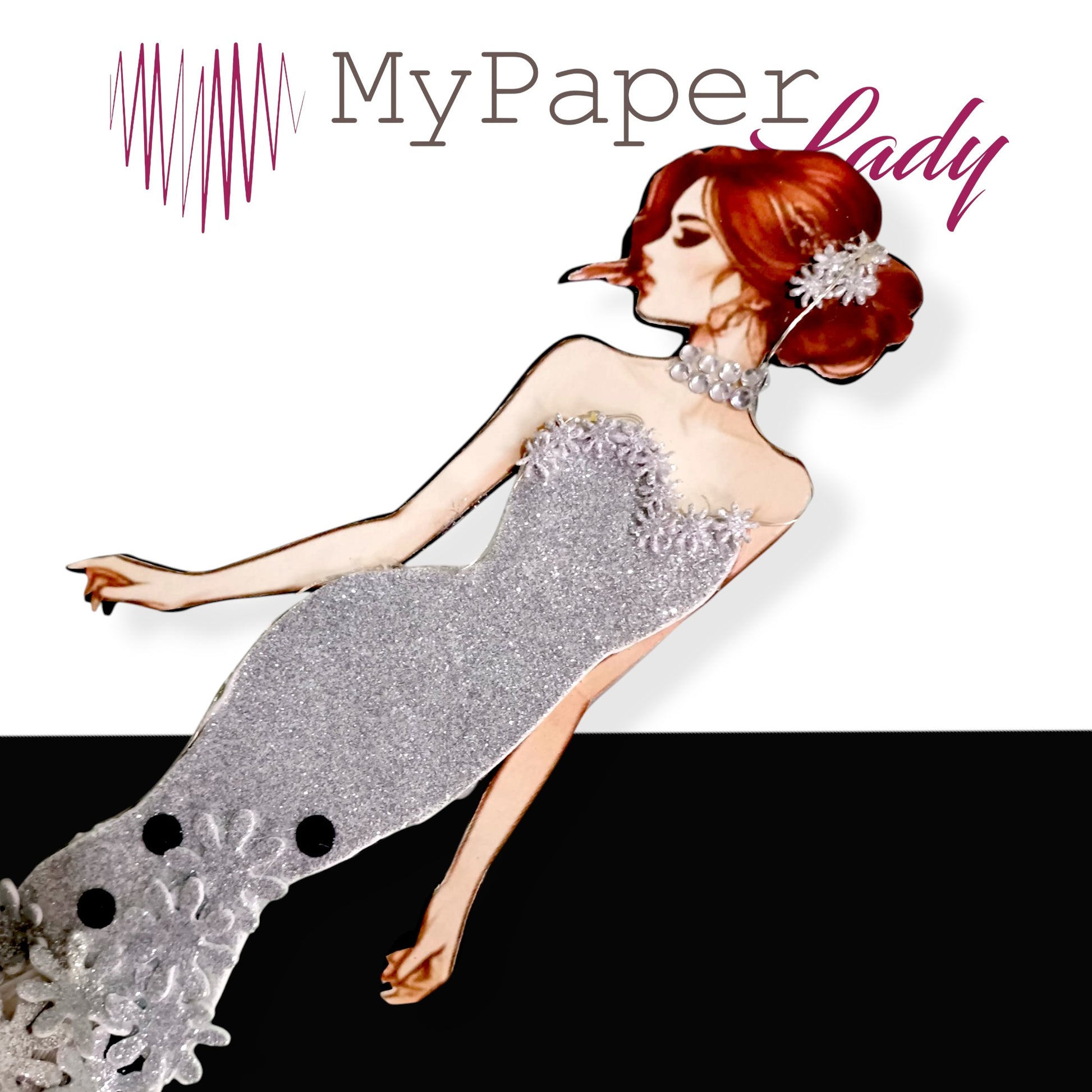 Creazioni di carta “Lady Fashion Glitter ” - My Paper Lady