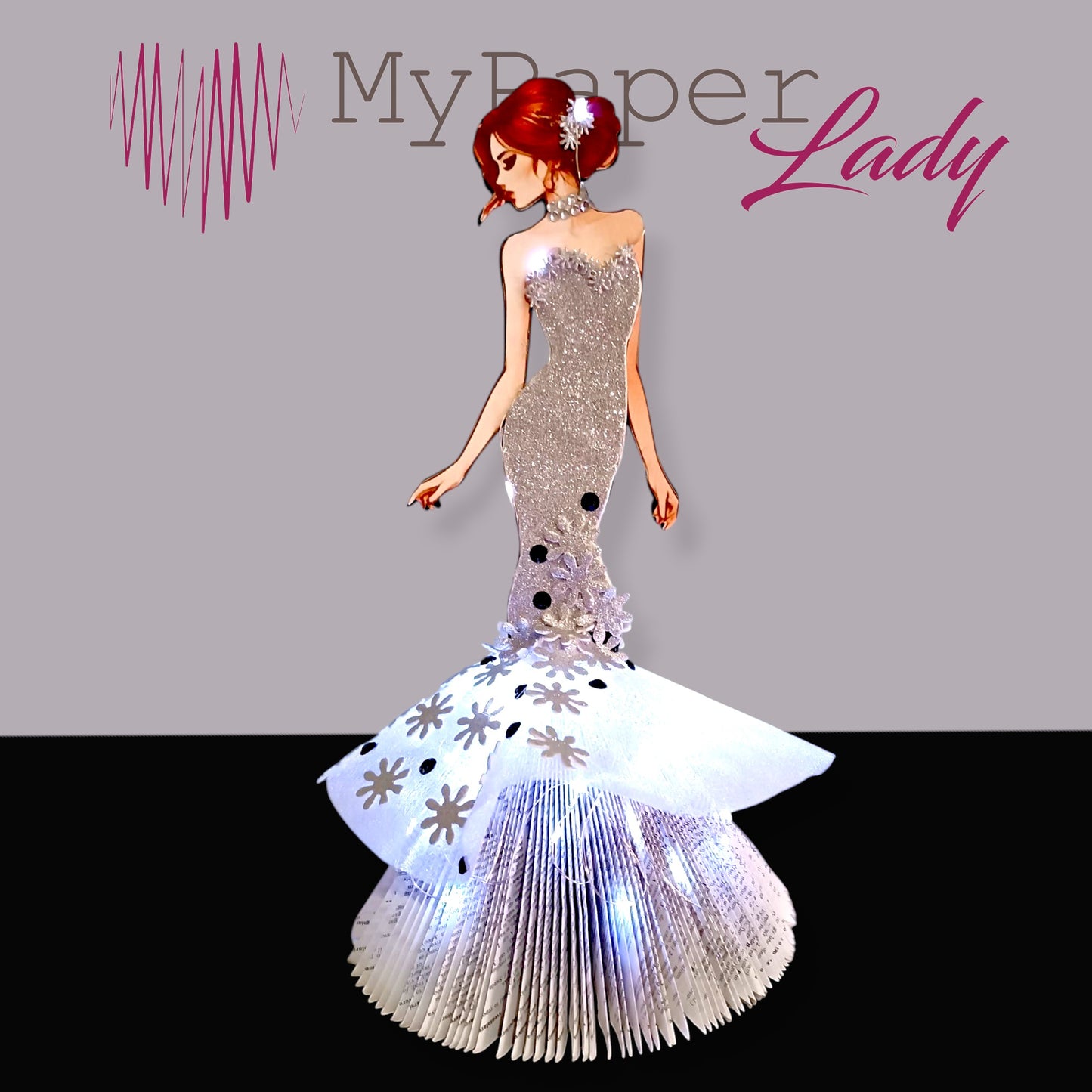 Creazioni di carta “Lady Fashion Glitter ” - My Paper Lady