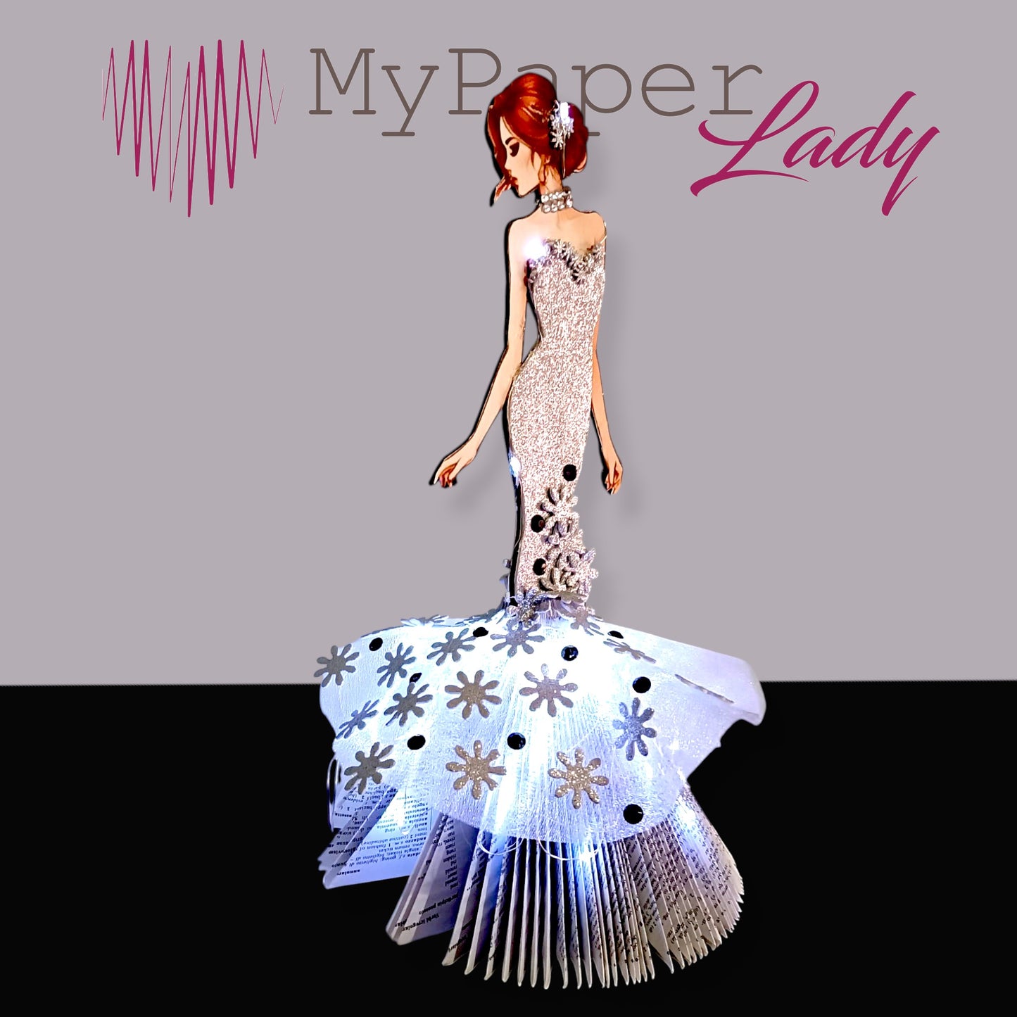 Creazioni di carta “Lady Fashion Glitter ” - My Paper Lady