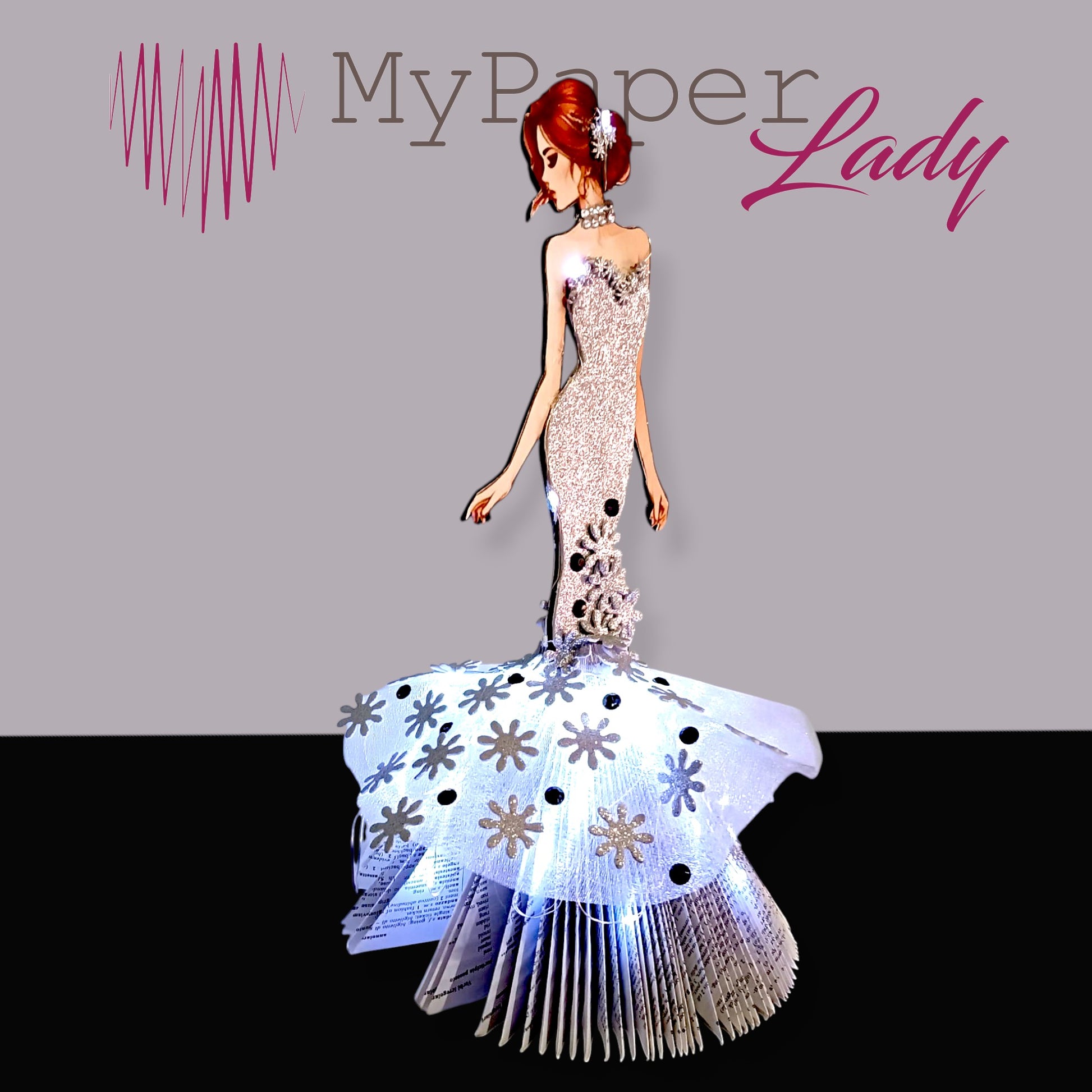 Creazioni di carta “Lady Fashion Glitter ” - My Paper Lady