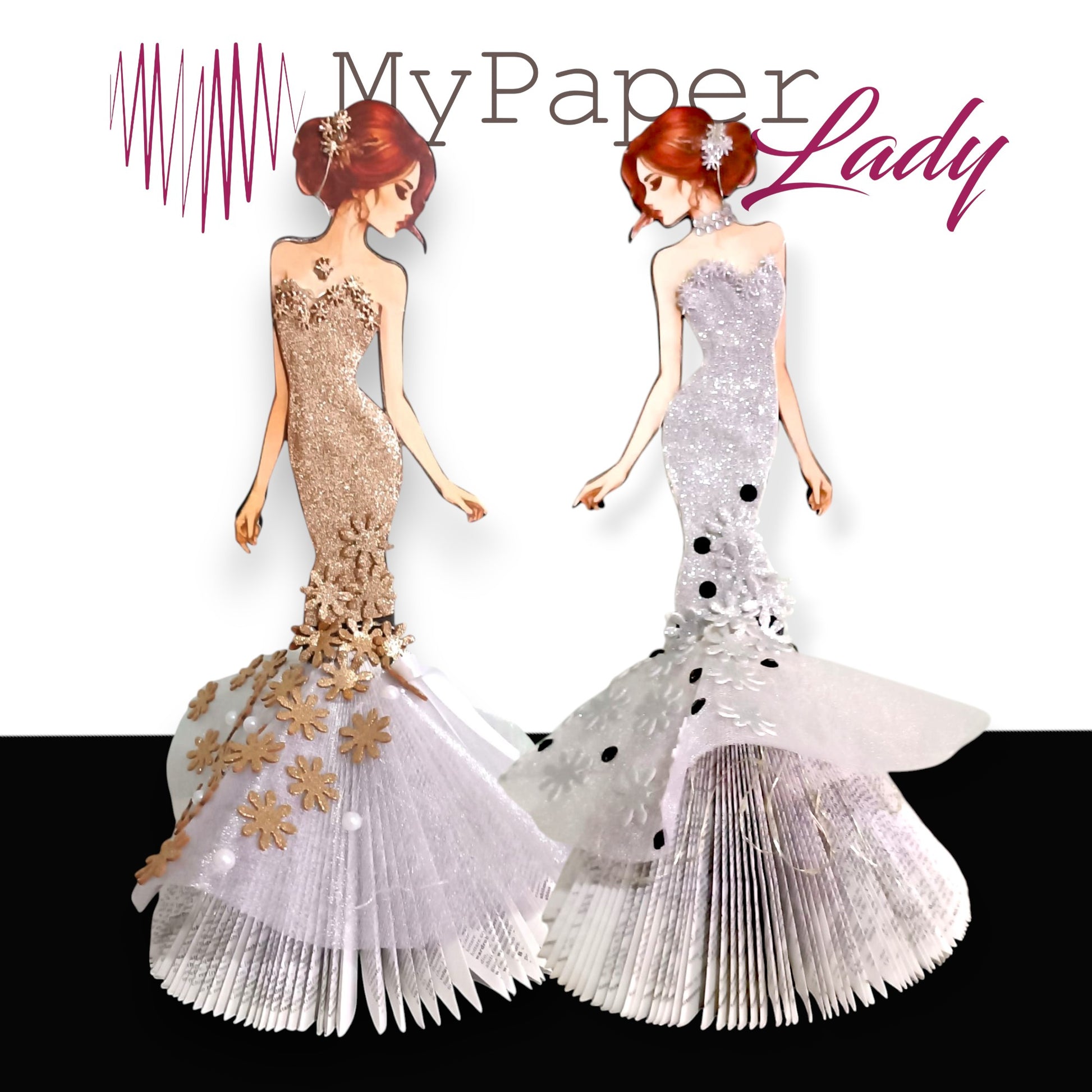 Creazioni di carta “Lady Fashion Glitter ” - My Paper Lady
